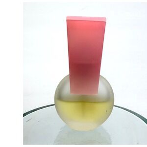 Vintage Coty Exclamation Blush Cologne Spray .375 FL OZ 11 mL Pink Cap Frosted